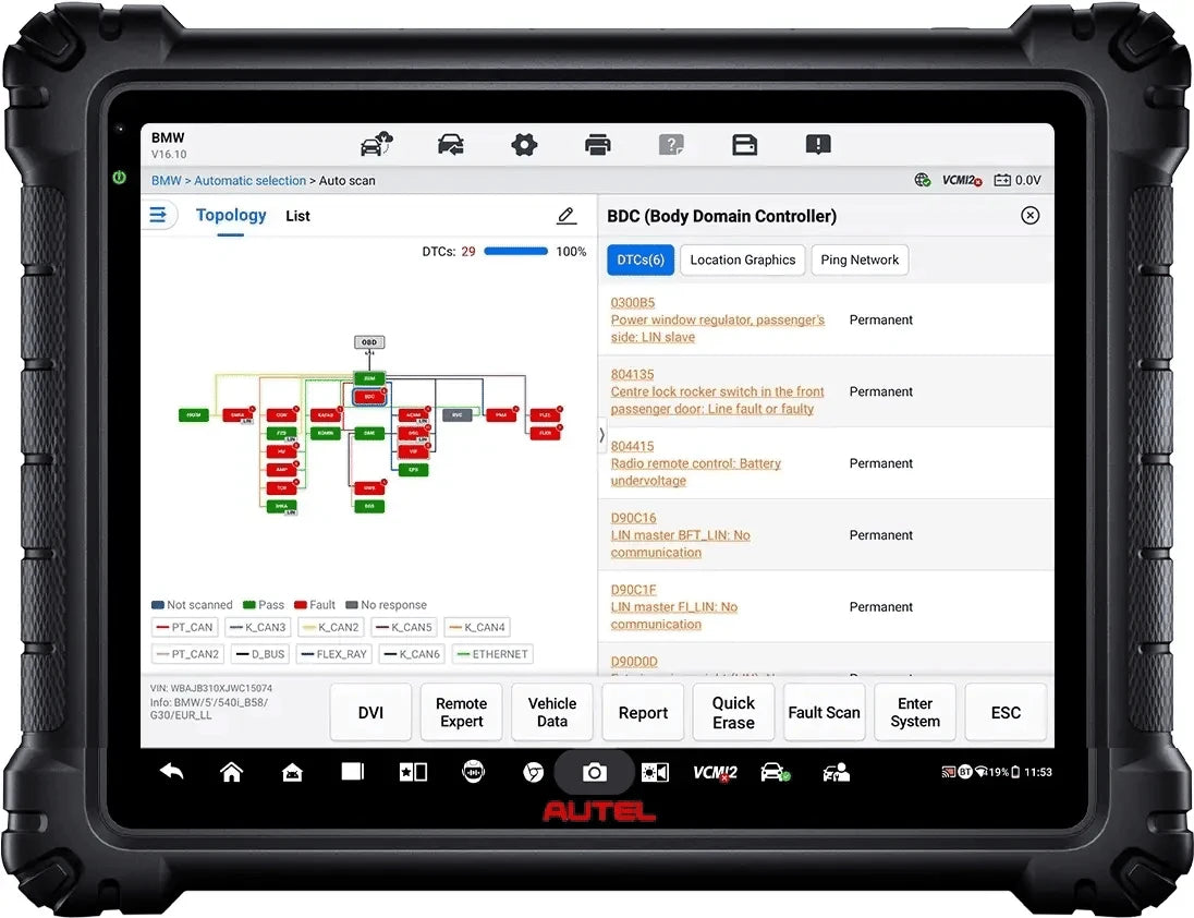 Autel MaxiSYS Ultra Topology Mapping 3.0