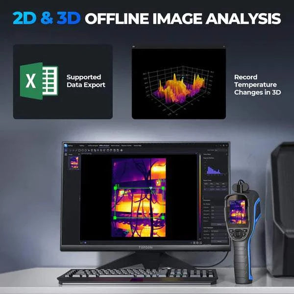 TOPDON TC005 Thermal Imaging Camera Advanced Image Analysis