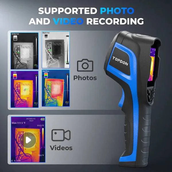 TOPDON TC005 Thermal Imaging Camera Photo and Video Recording